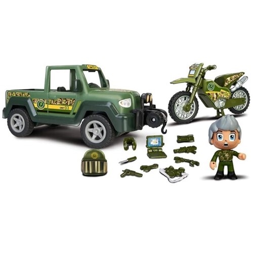 PINYPON Pack 2 vehicles i figura forces especials