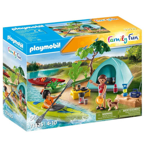 PLAYMOBIL Càmping en família amb foguera