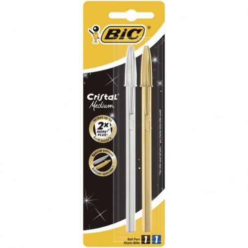 BIC Bolígraf de color or i bolígraf de color plata