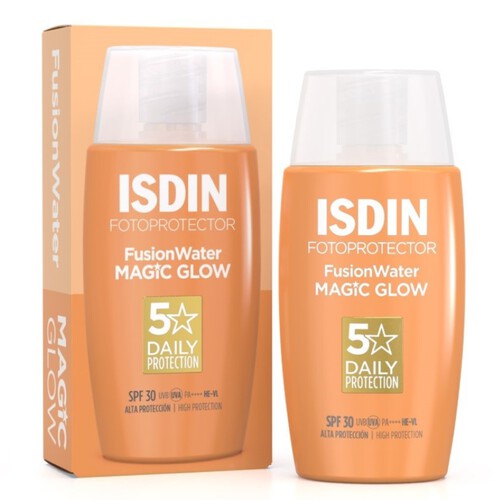 ISDIN Crema solar facial SPF30 Magic Glow