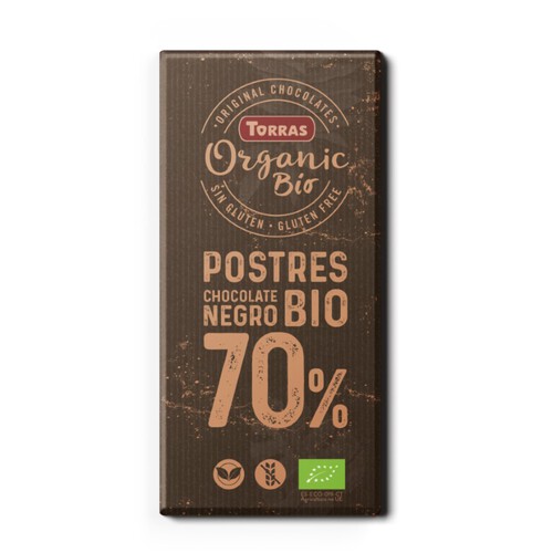 TORRAS ORGANIC BIO Xocolata negra 70% ecològica