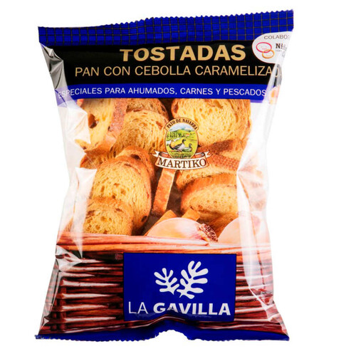 LA GAVILLA Biscotes de ceba caramelitzada