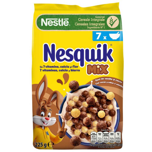 NESQUIK Cereals amb xocolata i vainilla Mix