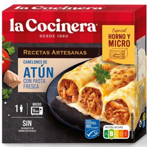 LA COCINERA Canelones de atún 0.28kg