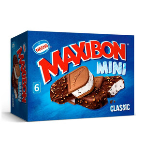 MAXIBON Helado mini Maxibon de nata 6 x 0.054kg