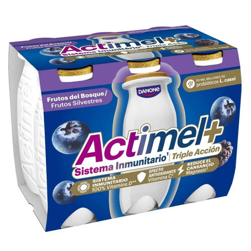 ACTIMEL Iogurt per beure de fruits del bosc