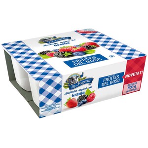 LA FAGEDA Yogur sabor frutas del bosque 4 x 0.125kg