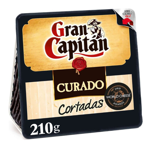 GRAN CAPITAN Formatge curat tallat