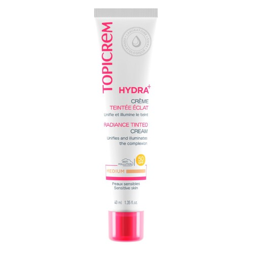 TOPICREM Crema facial tintada amb color mitjà SPF 50