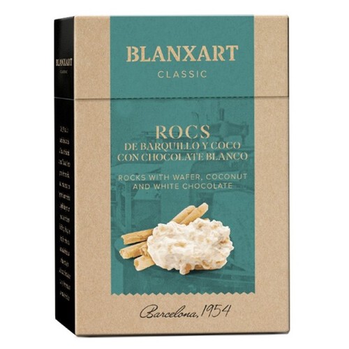 BLANXART Rocs de neula amb xocolata blanca