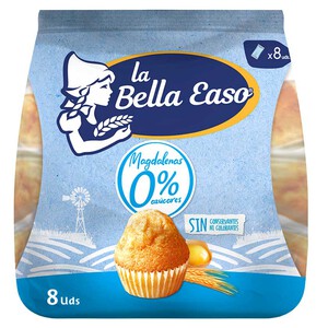 BELLA EASO Magdalenas 0 % azúcares 0.232kg