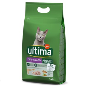 ULTIMA Comida para gatos adultos esterilizados 3kg