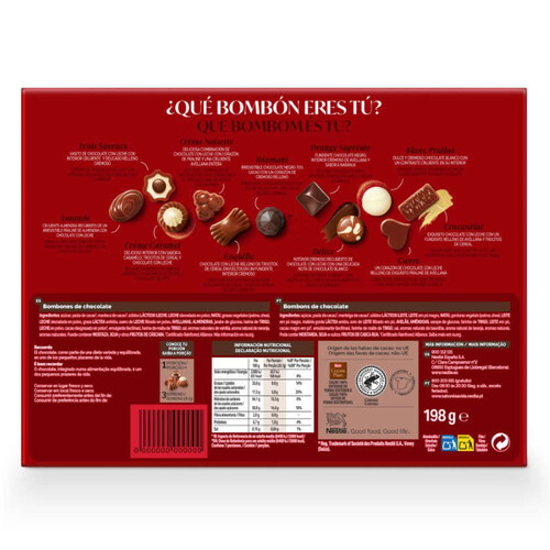 NESTLÉ CAJA ROJA Bombons assortits de xocolata