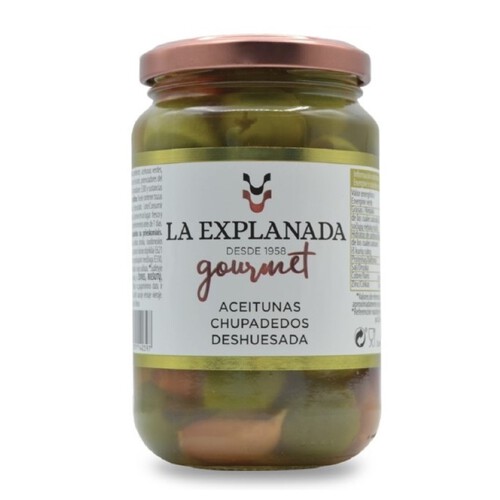 LA EXPLANADA Olives llepadits sense pinyol