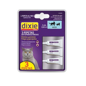 DIXIE Pipetas para gatos 3 x 0.5kg