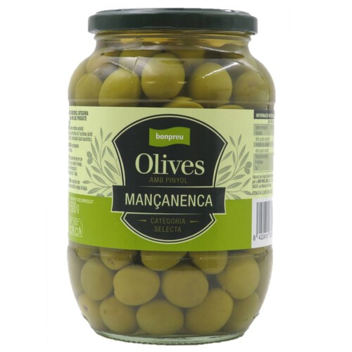 BONPREU Olives mançanenca selecta amb pinyol