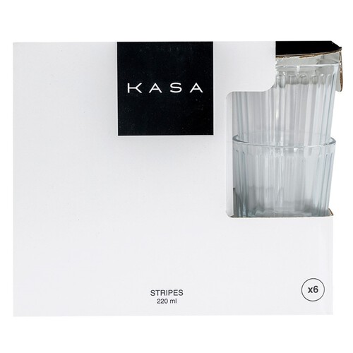 KASA Joc de gots de 220 ml Stripes