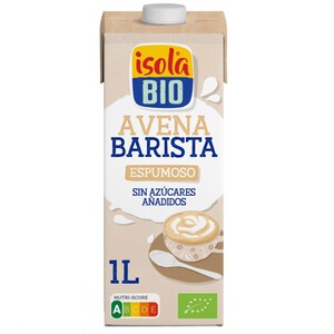 ISOLA Bebida de avena Barista ecológica en cartón 1L