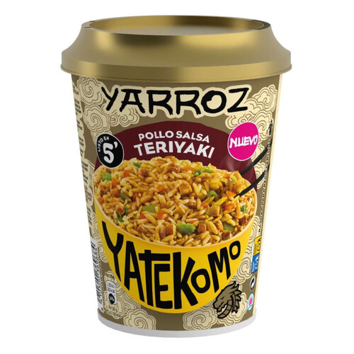 YATEKOMO Arròs amb pollastre i salsa Teriyaki Yarroz