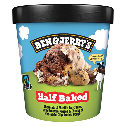 BEN&JERRY'S Gelat de xocolata i vainilla Half Baked