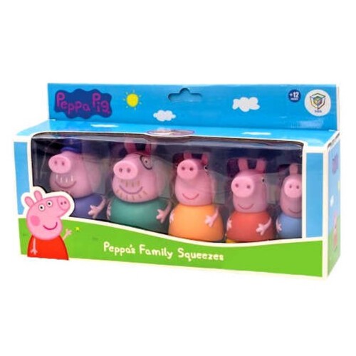 DEQUBE Figures pel bany família de la Peppa Pig