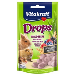 VITAKRAFT Snack de frutas del bosque para roedor Drops 0.075kg