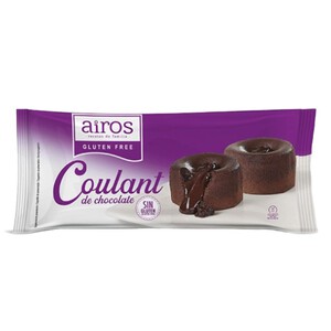 AIROS Coulant de chocolate sin gluten 0.18kg