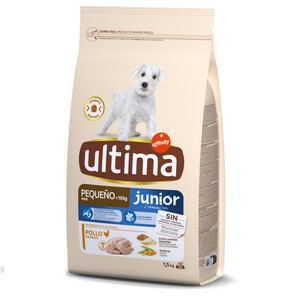 ULTIMA Comida de pollo para perro junior 1.5kg