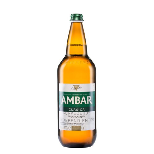 AMBAR Cervesa original en ampolla