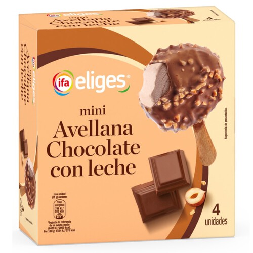 IFA Gelat mini bombó de xocolata i avellanes