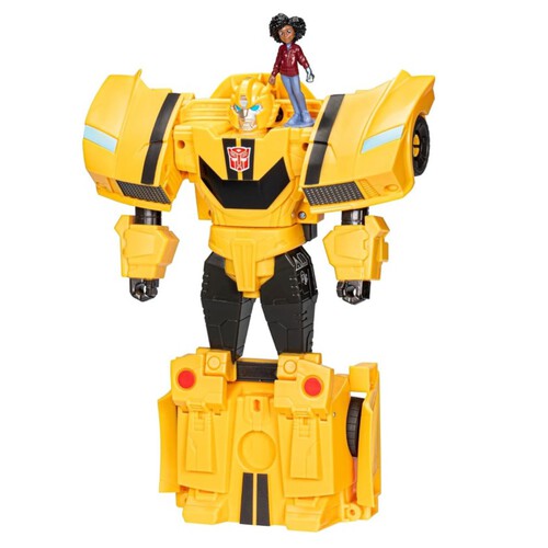 TRANSFORMERS Figura Canviador de Gir Bumblebee i Figura de Mo Malto