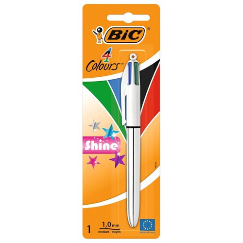 BIC Bolígraf 4 colors en 1 Shine