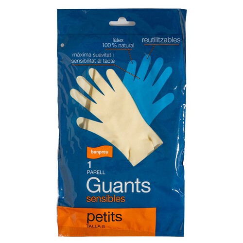 BONPREU Guants de làtex sensibles talla petita