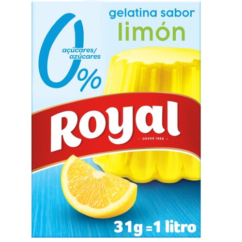 ROYAL Gelatina sabor llimona 0% sucres