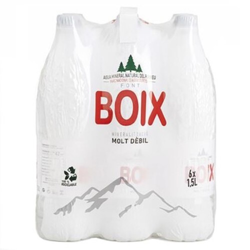 FONTBOIX Aigua mineral natural 6x1,5 L