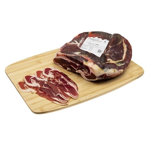 PERLA DEL PIRINEO Espatlla curada Duroc 50% Perla del Pirineo en talls de 150g