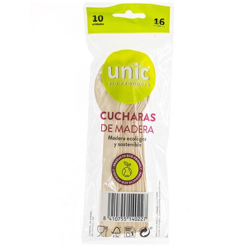 UNIC Culleres de fusta ecològica