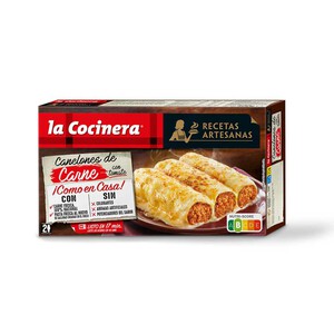 LA COCINERA Canelones de carne Recetas Artesanas 0.5kg