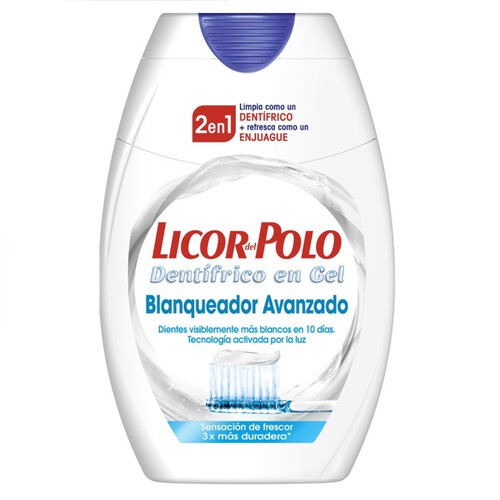 LICOR DEL POLO Dentifrici en gel 2en1 blanquejador