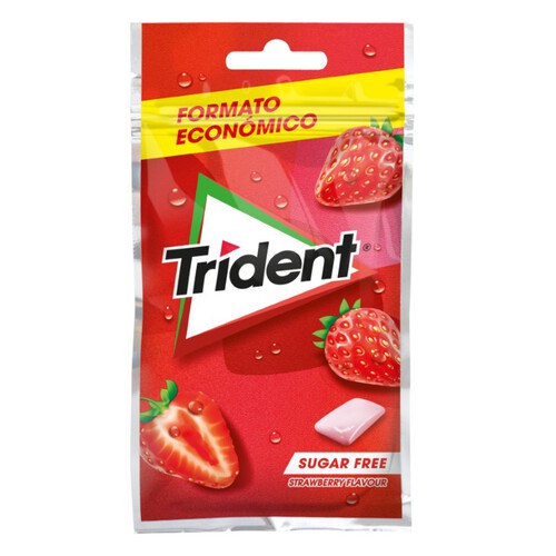 TRIDENT Xiclets de maduixa