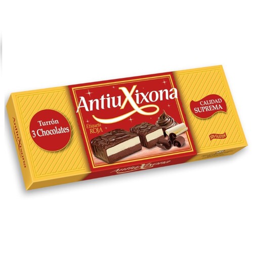 ANTIU XIXONA Torró de tres xocolates