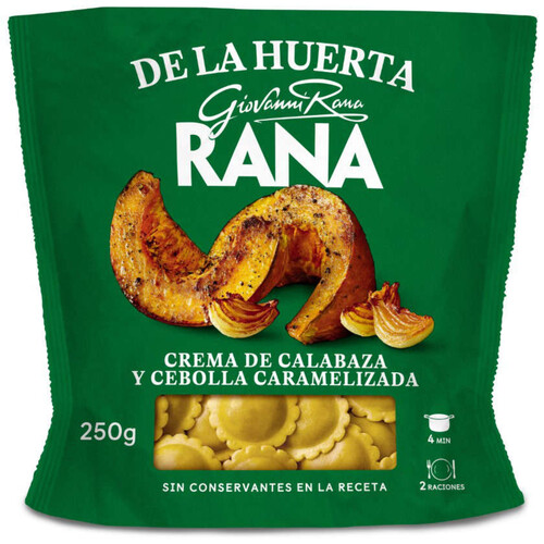 RANA Raviolis farcits de crema carbassa i ceba