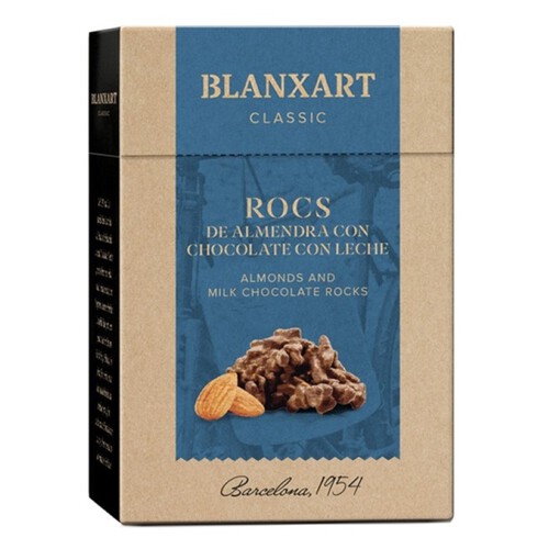 BLANXART Rocs d'ametlla amb xocolata amb llet