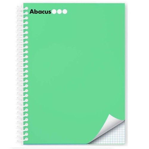 ABACUS Llibreta A4 de color menta de 120 fulls