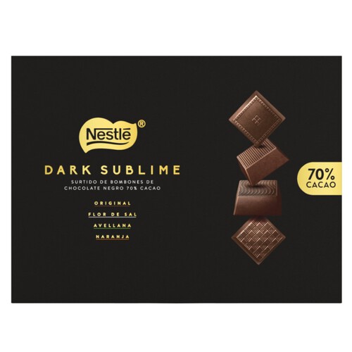 NESTLÉ Bombons de xocolata negra Dark Sublime