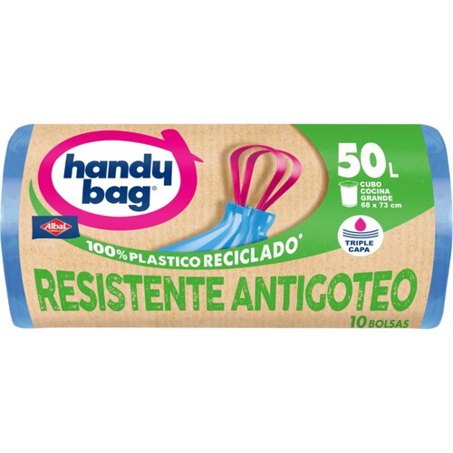 HANDY BAG Bosses escombraries antibacteris 50 L