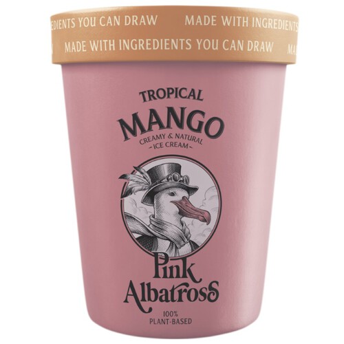 PINK ALBATROSS Gelat de mango tropical