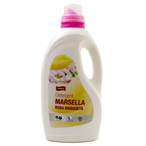 BONPREU Detergent líquid Rosa Mosqueta de 30 dosis