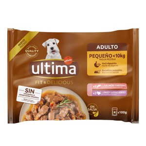 ULTIMA Comida de pescado y ave para perro pequeño 0.4kg