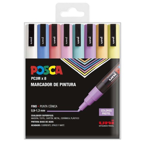 POSCA Marcadors de pintura color pastel